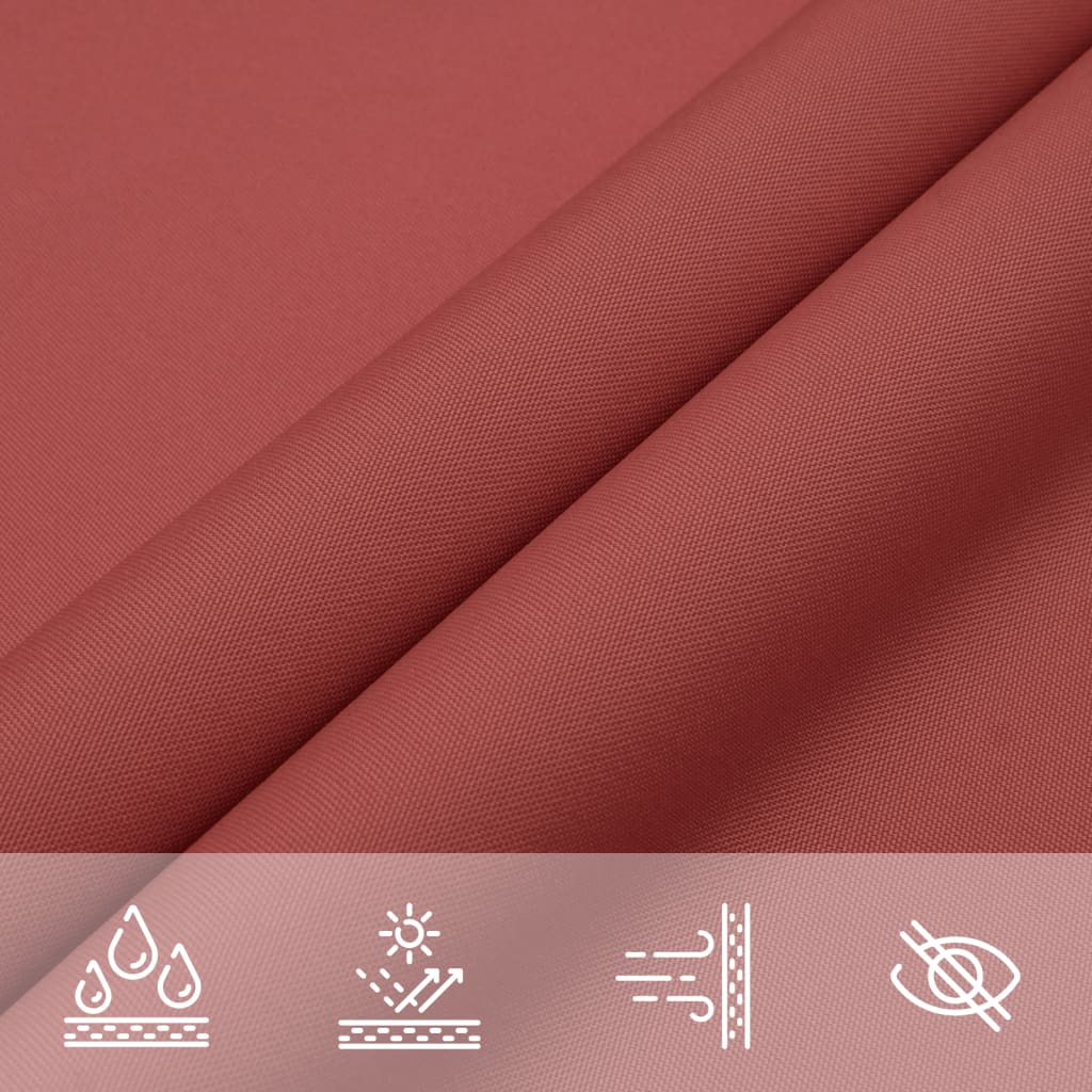 Sonnensegel Oxford-Gewebe Rechteckig 2x4 m Terrakotta-Rot - Pazzar.ch