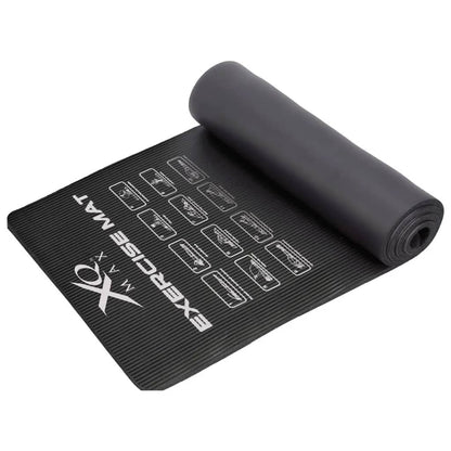 XQ Max Yogamatte 183x58x1 cm Schwarz - Pazzar.ch