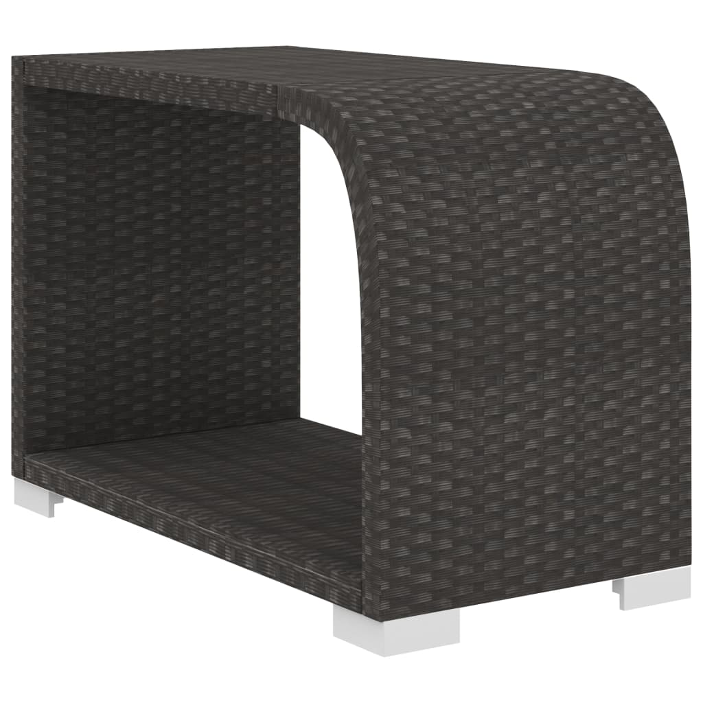 10-tlg. Garten-Lounge-Set mit Auflagen Poly Rattan Schwarz - Pazzar.ch