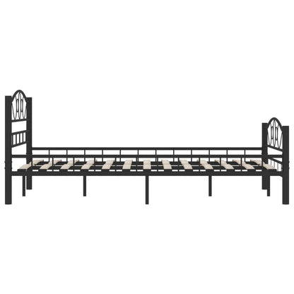 Bettgestell Schwarz Stahl 120x200 cm - Pazzar.ch