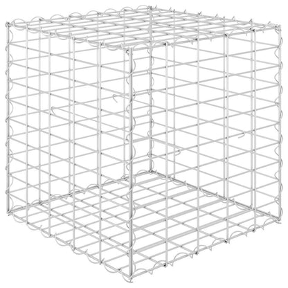 Würfel-Gabionen-Hochbeet Stahldraht 50x50x50 cm - Pazzar.ch