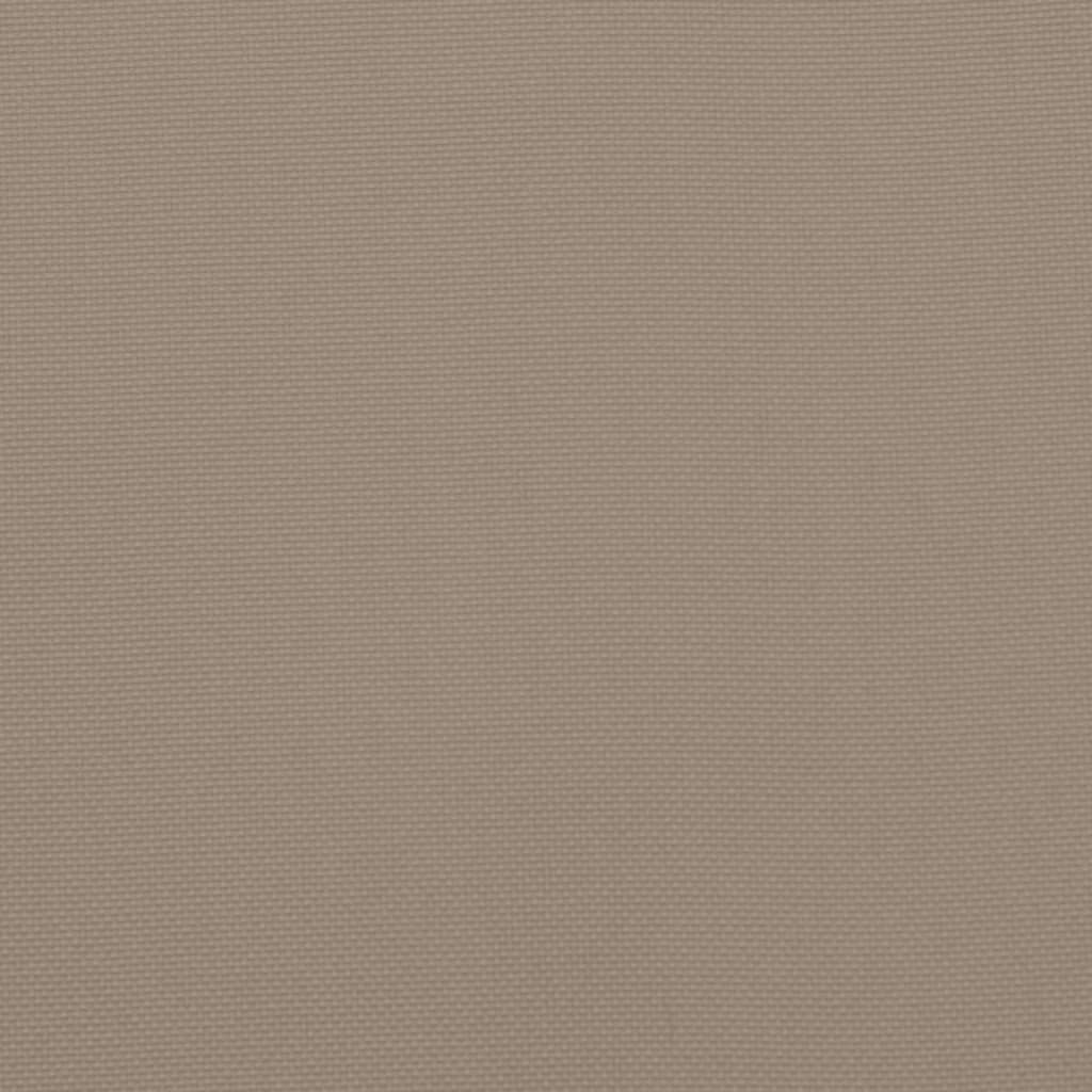 Gartenstuhlauflagen für Hochlehner 4Stk. Taupe 120x50x3cm Stoff - Pazzar.ch