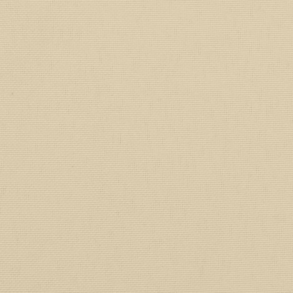 Gartenstuhlauflagen für Hochlehner 4Stk. Beige 120x50x3cm Stoff - Pazzar.ch