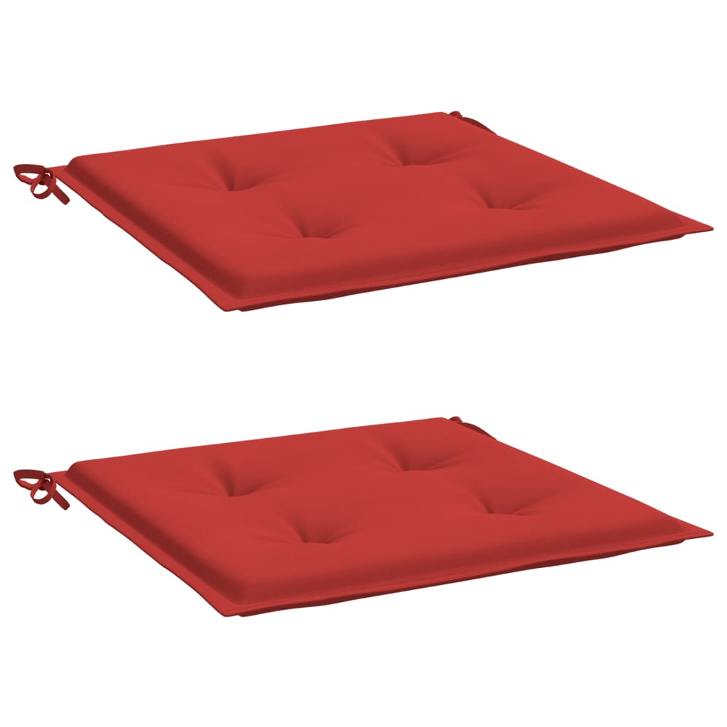 Gartenstuhl-Kissen 2 Stk. Rot 50x50x3 cm Oxford-Gewebe - Pazzar.ch