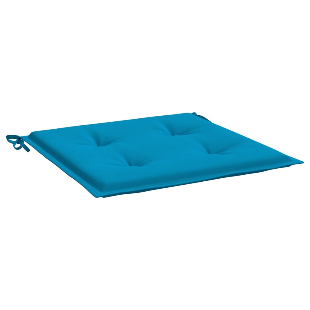 Gartenstuhl-Kissen 2 Stk. Blau 50x50x3 cm Oxford-Gewebe