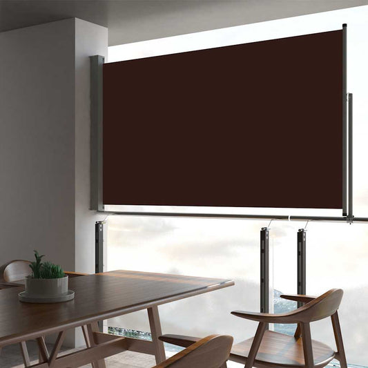 Ausziehbare Seitenmarkise 140 x 300 cm Braun - Pazzar.ch