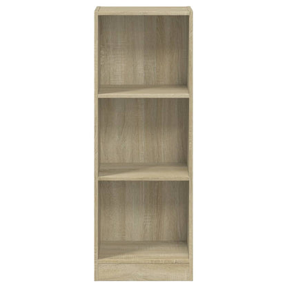 Bücherregal 3 Fächer Sonoma-Eiche 40x24x109 cm Holzwerkstoff - Pazzar.ch