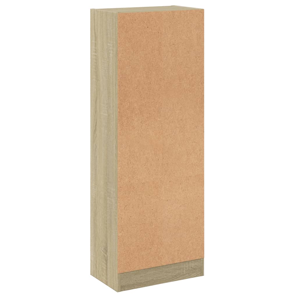 Bücherregal 3 Fächer Sonoma-Eiche 40x24x109 cm Holzwerkstoff