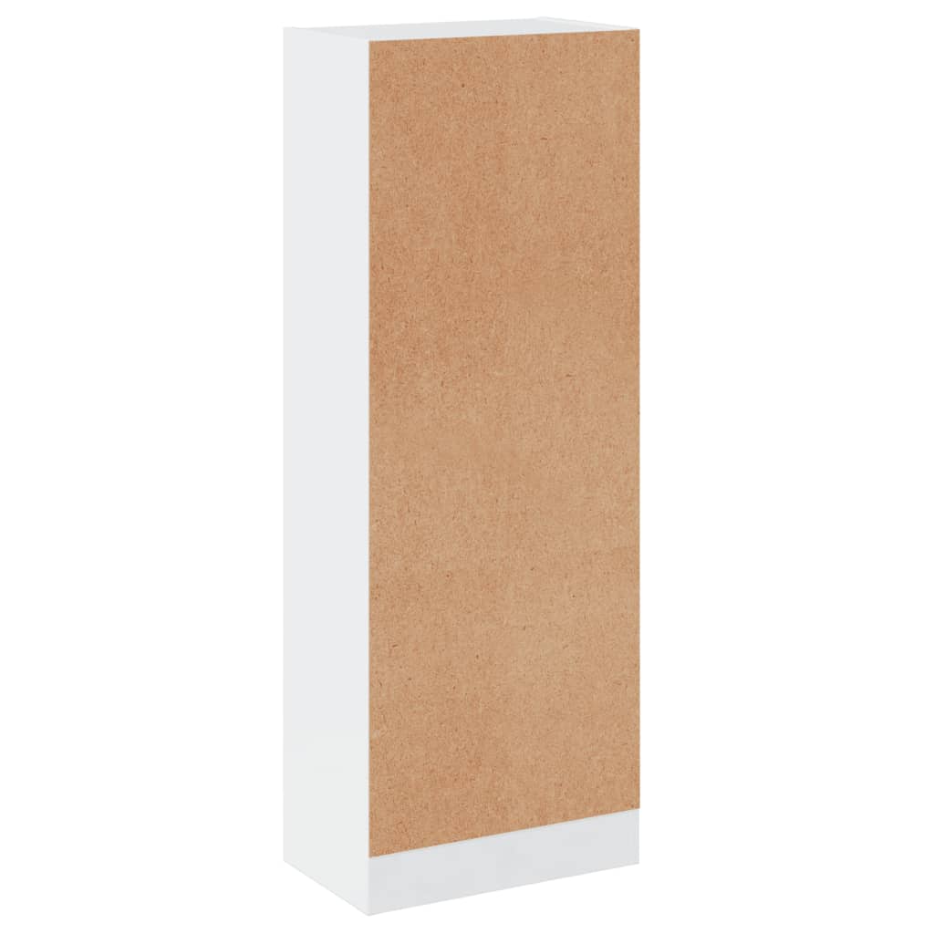 Bücherregal 3 Fächer Hochglanz-Weiß 40x24x109 cm Holzwerkstoff - Pazzar.ch