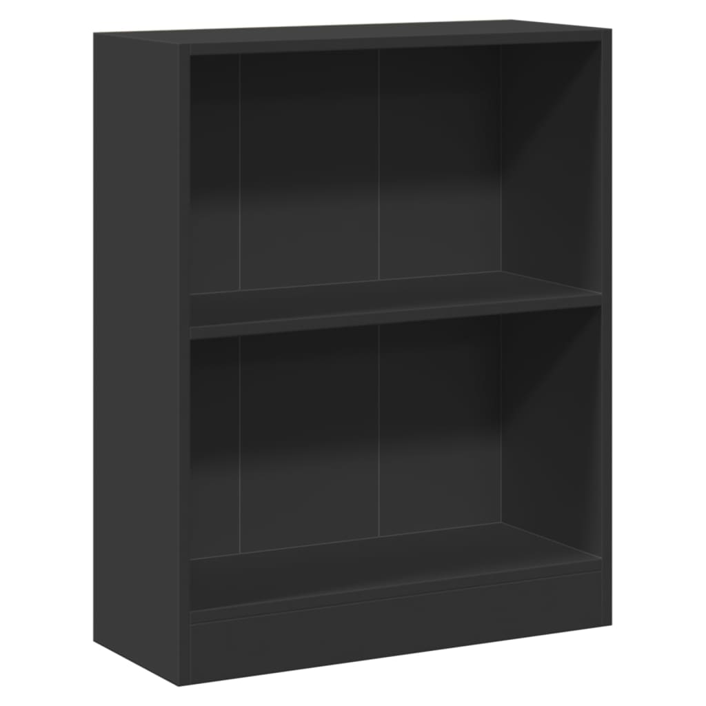 Bücherregal Schwarz 60x24x76 cm Holzwerkstoff