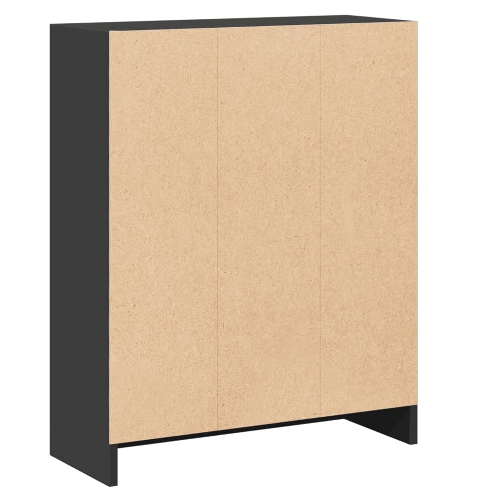 Bücherregal Schwarz 60x24x76 cm Holzwerkstoff - Pazzar.ch