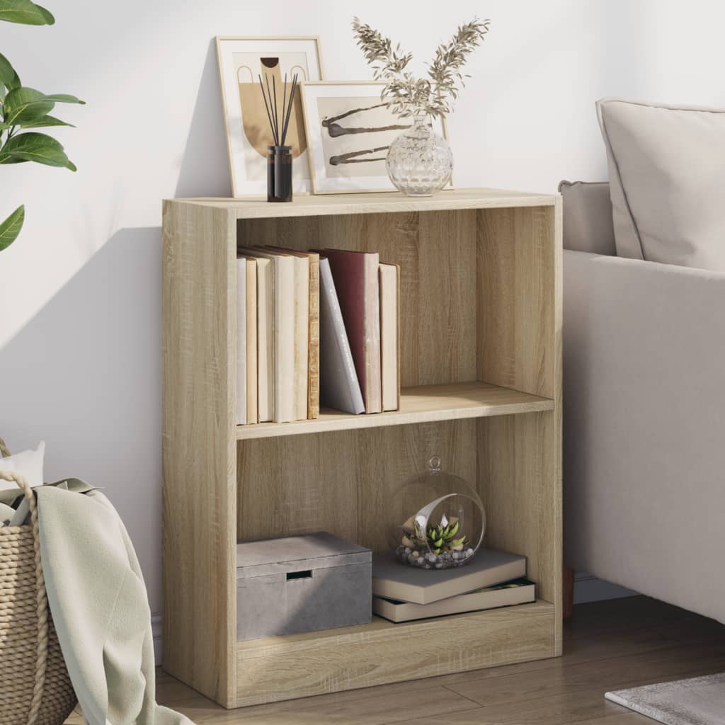 Bücherregal Sonoma-Eiche 60x24x76 cm Holzwerkstoff - Pazzar.ch