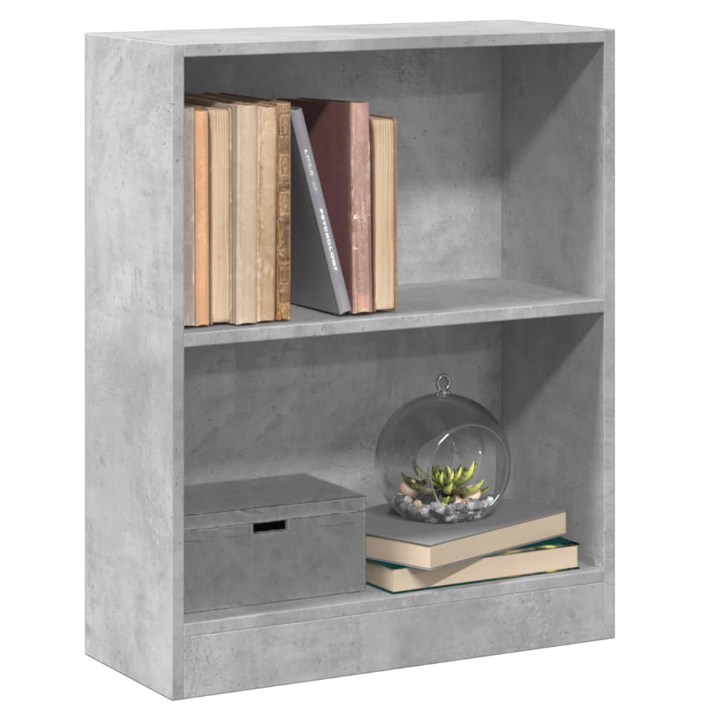 Bücherregal Betongrau 60x24x76 cm Holzwerkstoff - Pazzar.ch