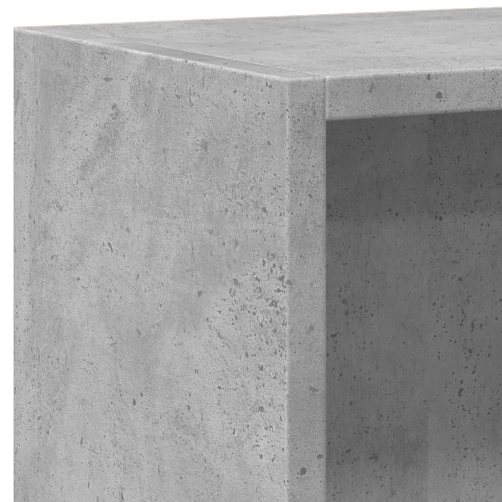 Bücherregal Betongrau 60x24x76 cm Holzwerkstoff - Pazzar.ch