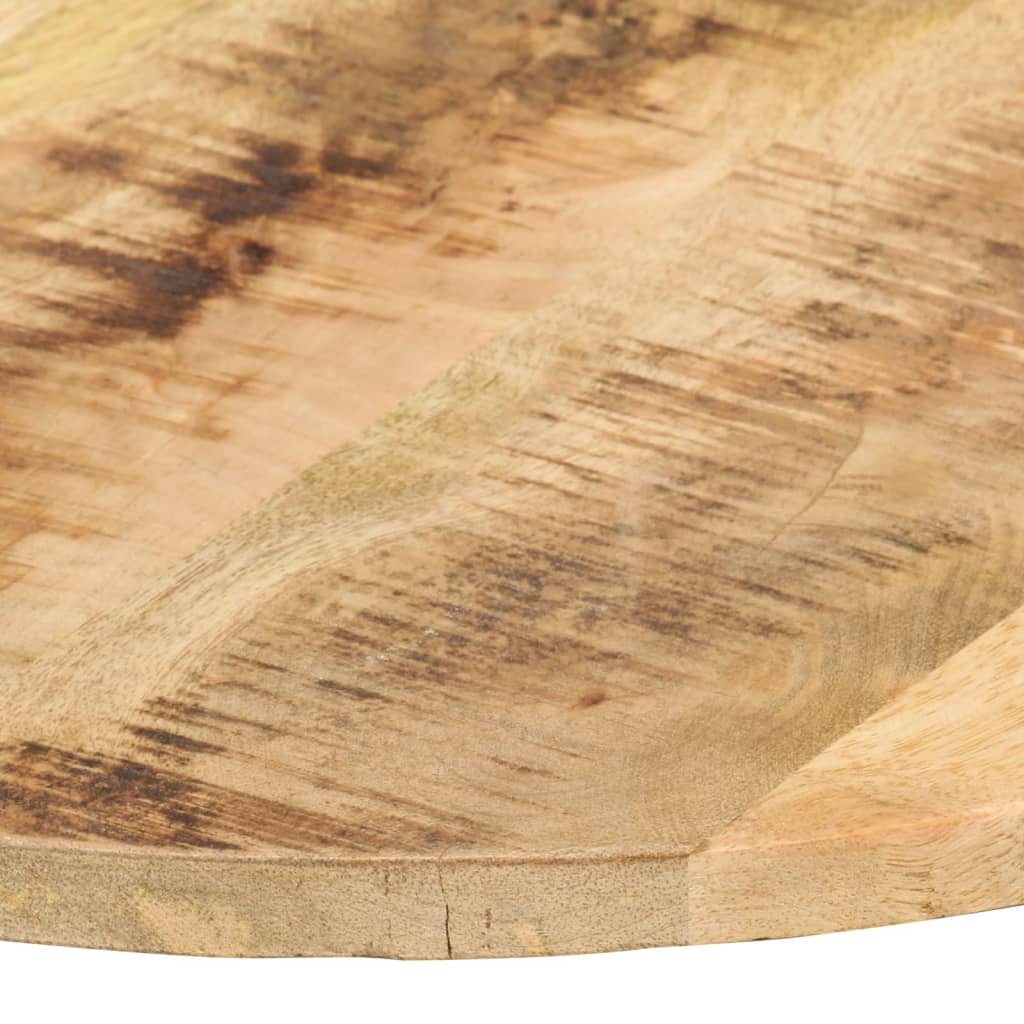 Tischplatte Massivholz Mango Rund 15-16 mm 50 cm
