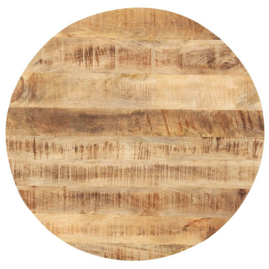 Tischplatte Massivholz Mango Rund 25-27 mm 50 cm - Pazzar.ch