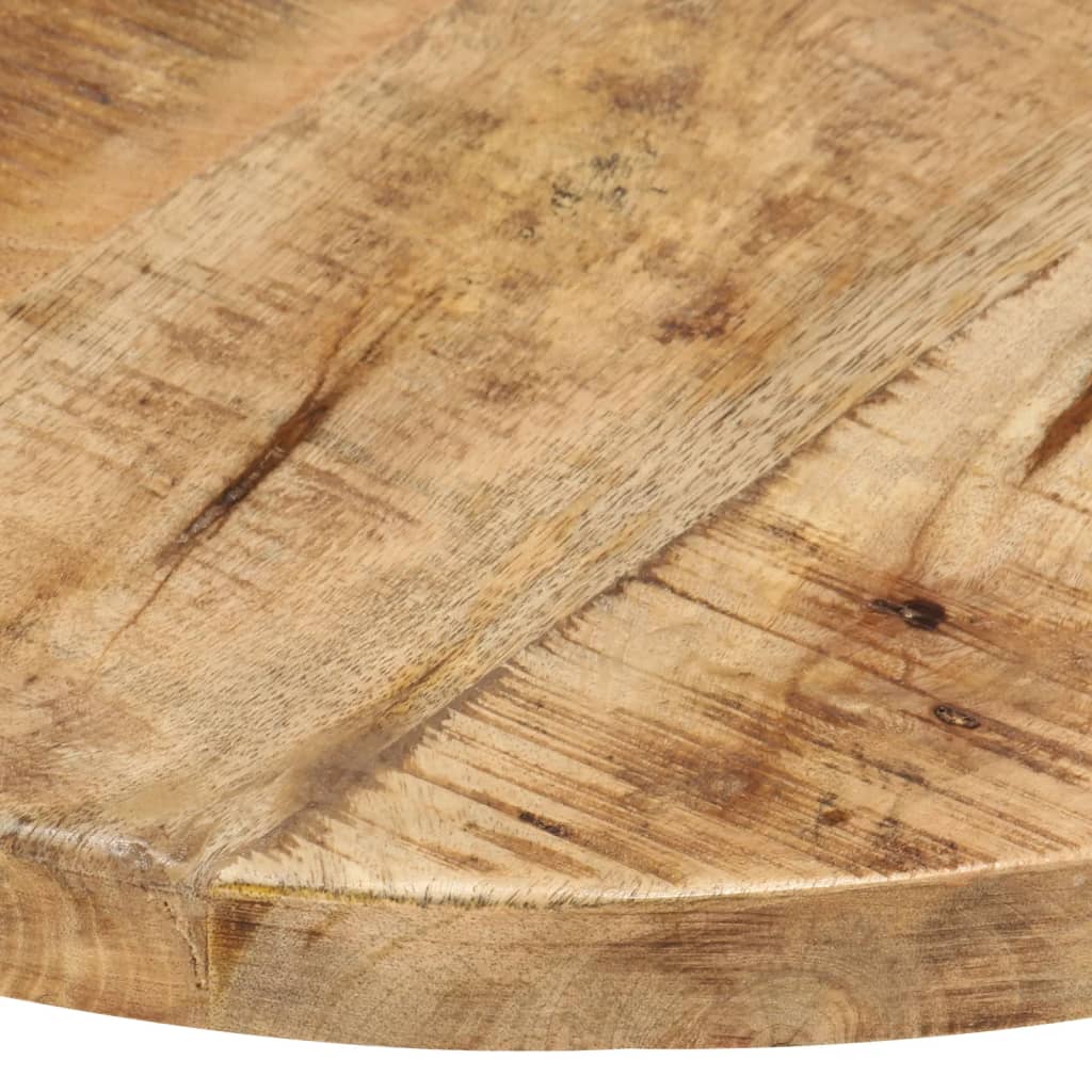 Tischplatte Massivholz Mango Rund 25-27 mm 50 cm