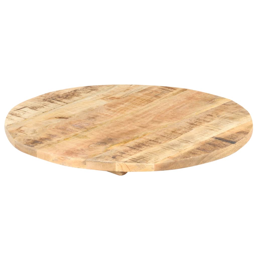 Tischplatte Massivholz Mango Rund 25-27 mm 50 cm - Pazzar.ch