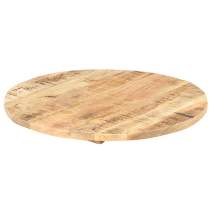 Tischplatte Massivholz Mango Rund 25-27 mm 50 cm - Pazzar.ch
