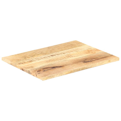 Tischplatte Massivholz Mango 25-27 mm 80x60 cm - Pazzar.ch