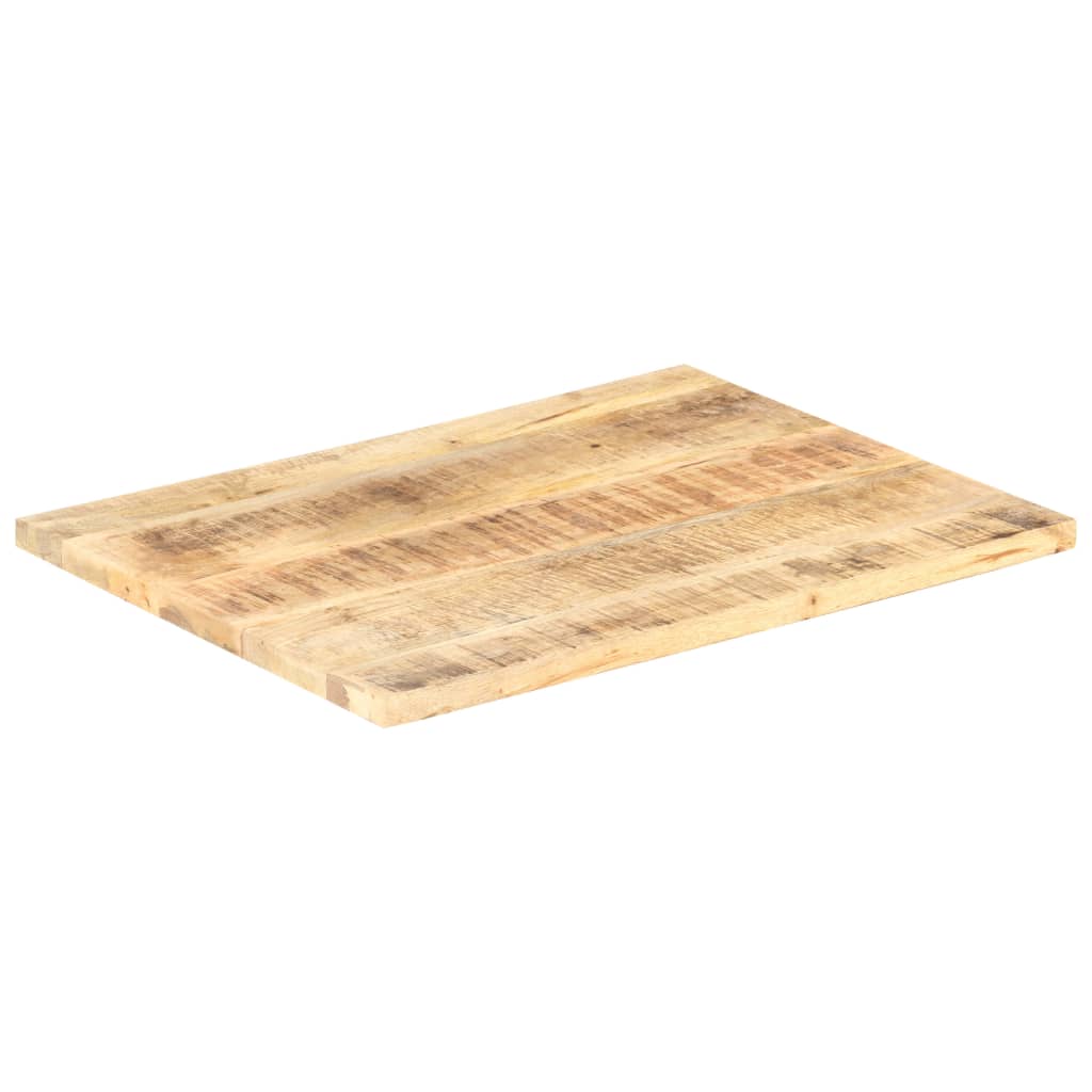 Tischplatte Massivholz Mango 25-27 mm 80x60 cm - Pazzar.ch