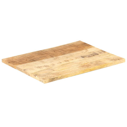 Tischplatte Massivholz Mango 25-27 mm 80x60 cm - Pazzar.ch