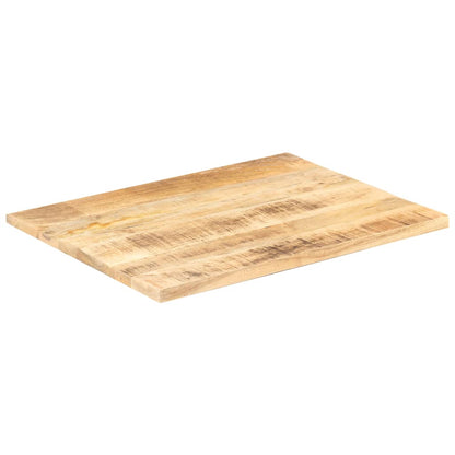 Tischplatte Massivholz Mango 25-27 mm 90x70 cm - Pazzar.ch