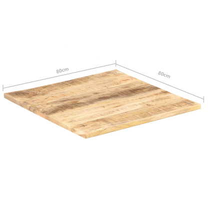 Tischplatte Massivholz Mango 25-27 mm 80x80 cm - Pazzar.ch