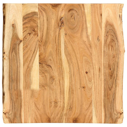 Tischplatte Massivholz Akazie 58x(50-60)x2,5 cm - Pazzar.ch