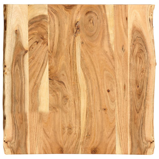 Tischplatte Massivholz Akazie 58x(50-60)x2,5 cm - Pazzar.ch