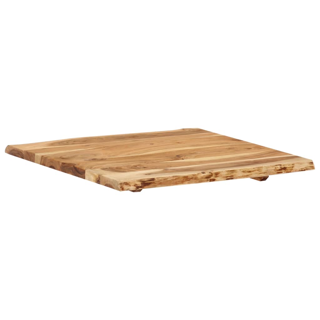 Tischplatte Massivholz Akazie 58x(50-60)x2,5 cm