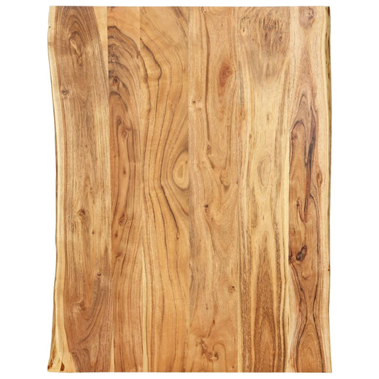 Tischplatte Massivholz Akazie 80x(50-60)x2,5 cm - Pazzar.ch