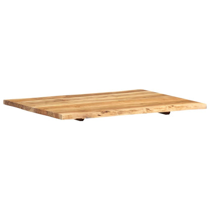 Tischplatte Massivholz Akazie 80x(50-60)x2,5 cm - Pazzar.ch