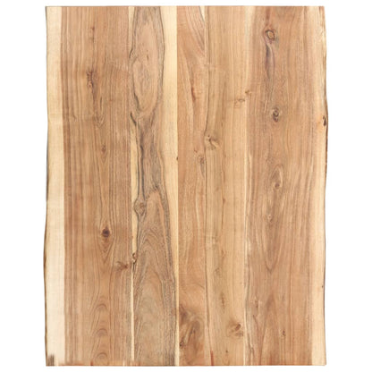 Tischplatte Massivholz Akazie 80x(50-60)x3,8 cm - Pazzar.ch