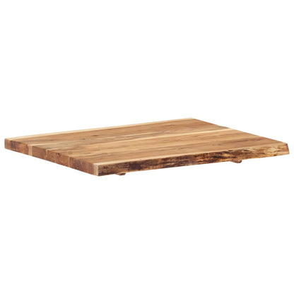 Tischplatte Massivholz Akazie 80x(50-60)x3,8 cm - Pazzar.ch