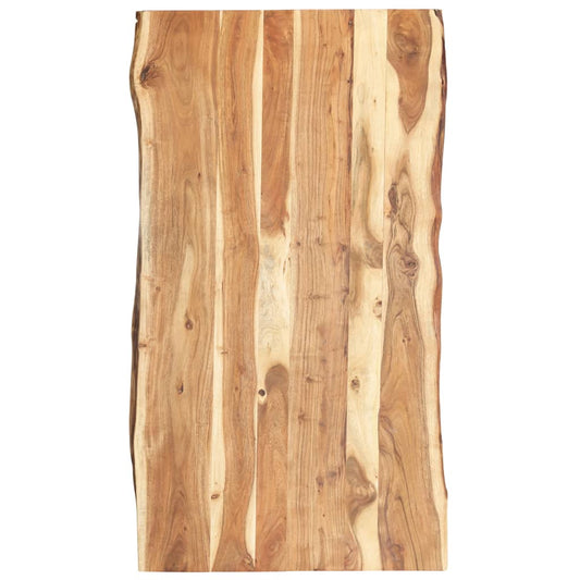 Tischplatte Massivholz Akazie 118x(50-60)x3,8 cm - Pazzar.ch