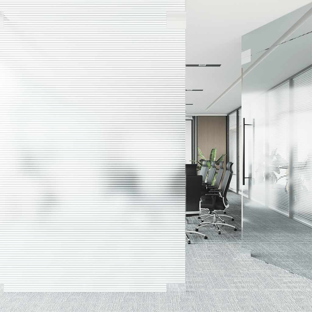 Fensterfolie Matt Streifen-Design 0,9x50 m PVC