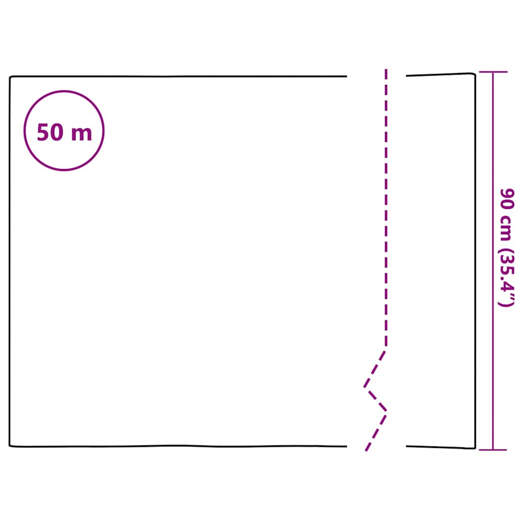 Fensterfolie Matt Streifen-Design 0,9x50 m PVC