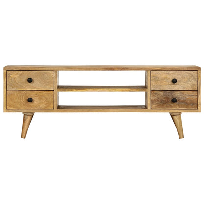 TV-Schrank 110 x 35 x 40 cm Massivholz Mango - Pazzar.ch