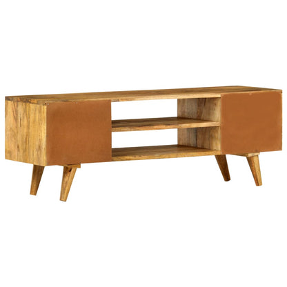 TV-Schrank 110 x 35 x 40 cm Massivholz Mango - Pazzar.ch