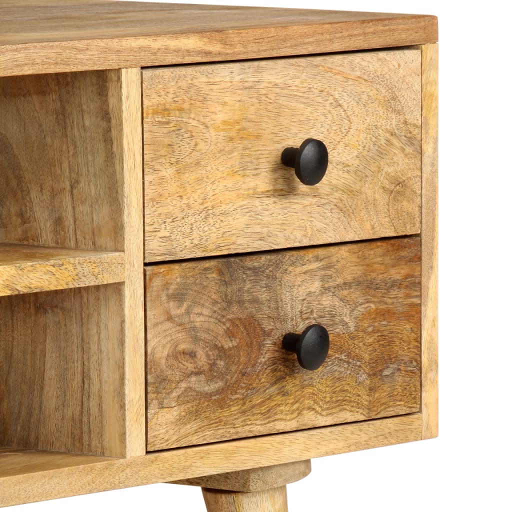 TV-Schrank 110 x 35 x 40 cm Massivholz Mango - Pazzar.ch