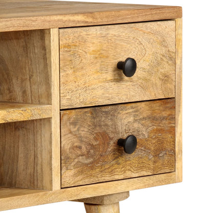 TV-Schrank 110 x 35 x 40 cm Massivholz Mango - Pazzar.ch