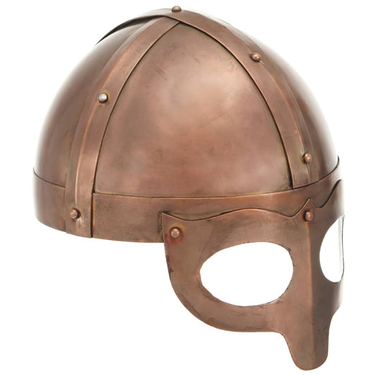 Wikinger-Helm Antik Replik LARP Kupfern Stahl - Pazzar.ch