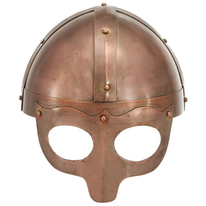 Wikinger-Helm Antik Replik LARP Kupfern Stahl - Pazzar.ch