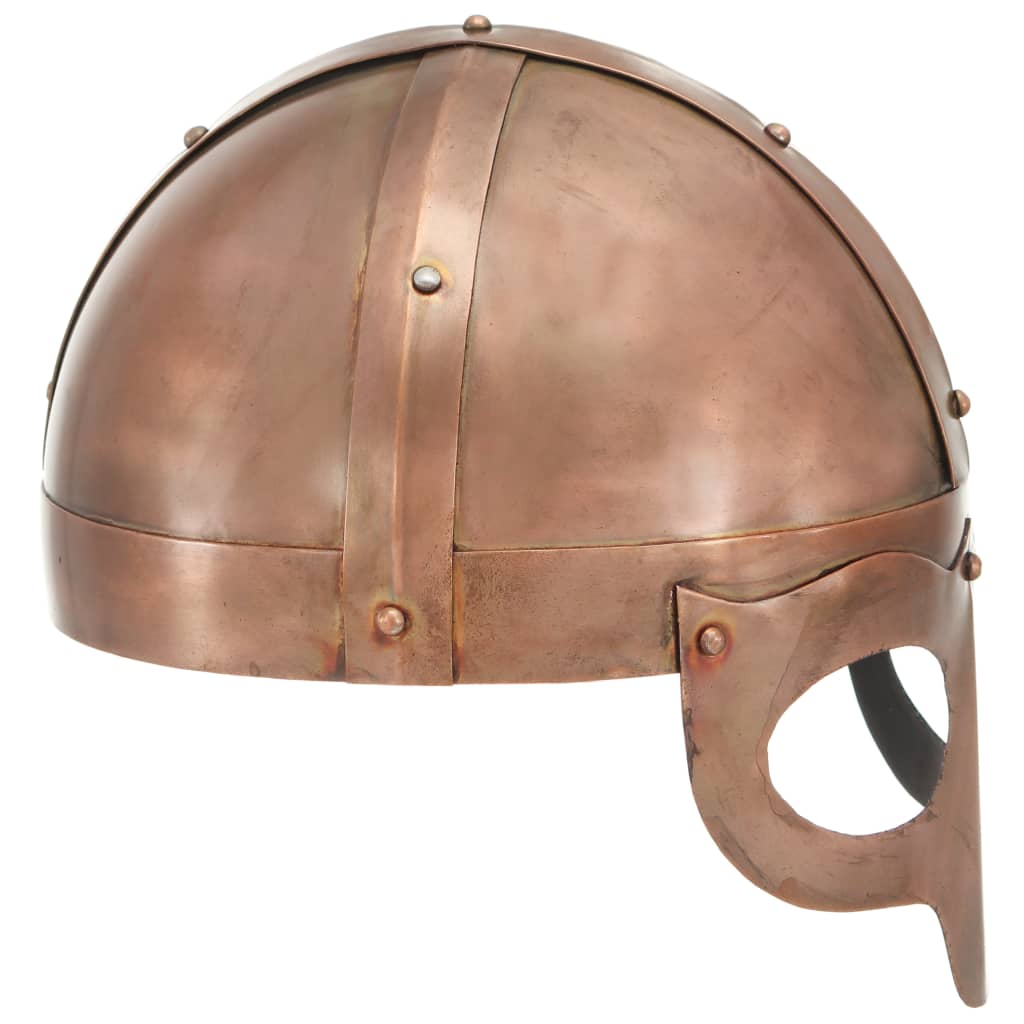 Wikinger-Helm Antik Replik LARP Kupfern Stahl