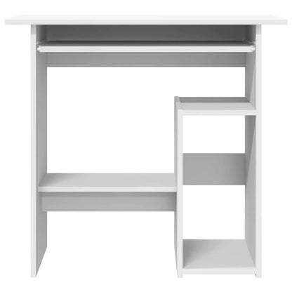 Schreibtisch Weiß 80x45x74 cm Holzwerkstoff - Pazzar.ch