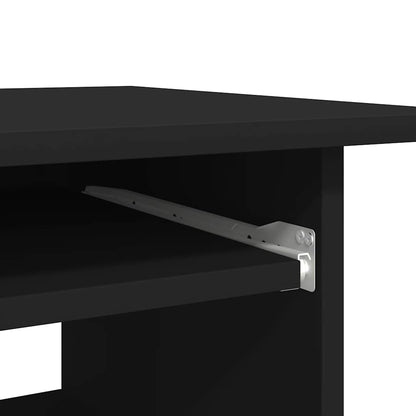 Schreibtisch Schwarz 80x45x74 cm Holzwerkstoff - Pazzar.ch
