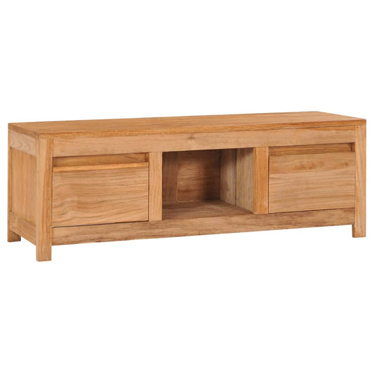 TV-Schrank 100×30×35 cm Massivholz Teak - Pazzar.ch