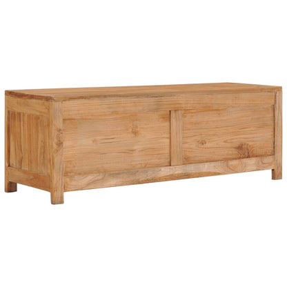 TV-Schrank 100×30×35 cm Massivholz Teak - Pazzar.ch
