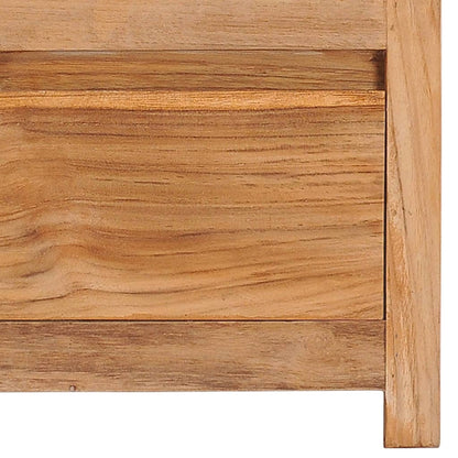 TV-Schrank 100×30×35 cm Massivholz Teak - Pazzar.ch